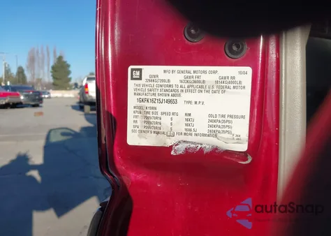 2005 GMC Yukon Xl 1500 Slt z USA, uszkodzony, nr VIN 1GKFK16Z15J149653